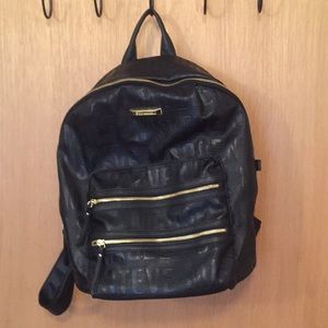 Used Steve Madden logo backpack